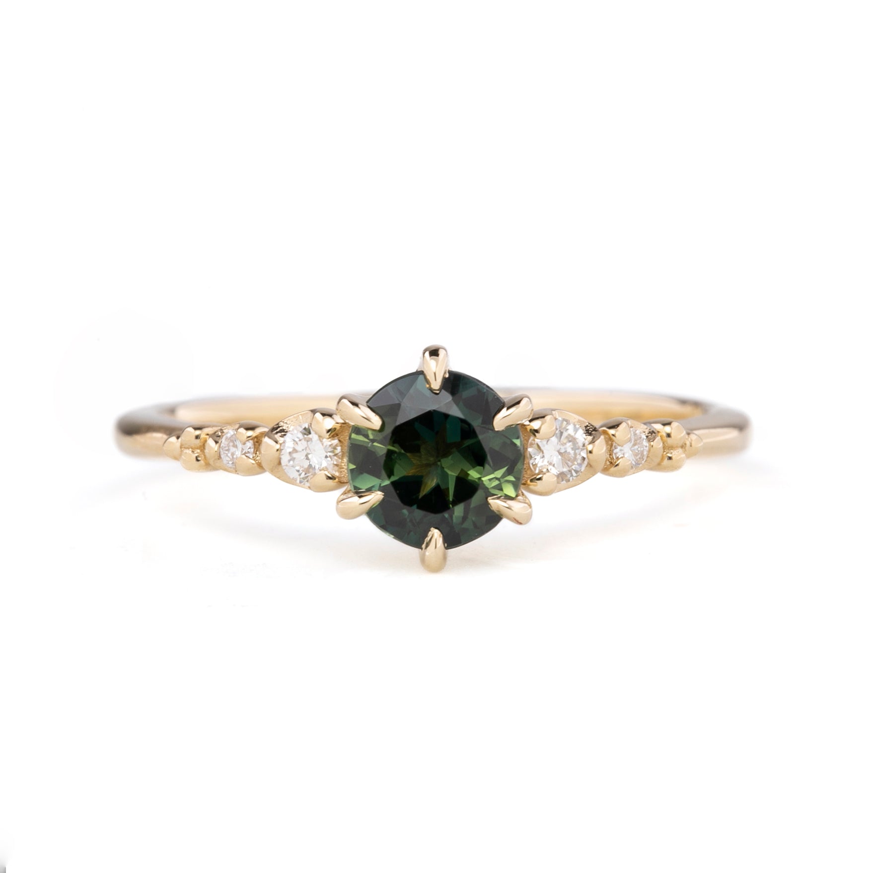 Estel Fleur Ring, 0.76ct Australia Sapphire