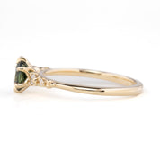Estel Fleur Ring, 0.76ct Australia Sapphire