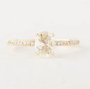 Maria Oval Rose Cut Diamond Ring