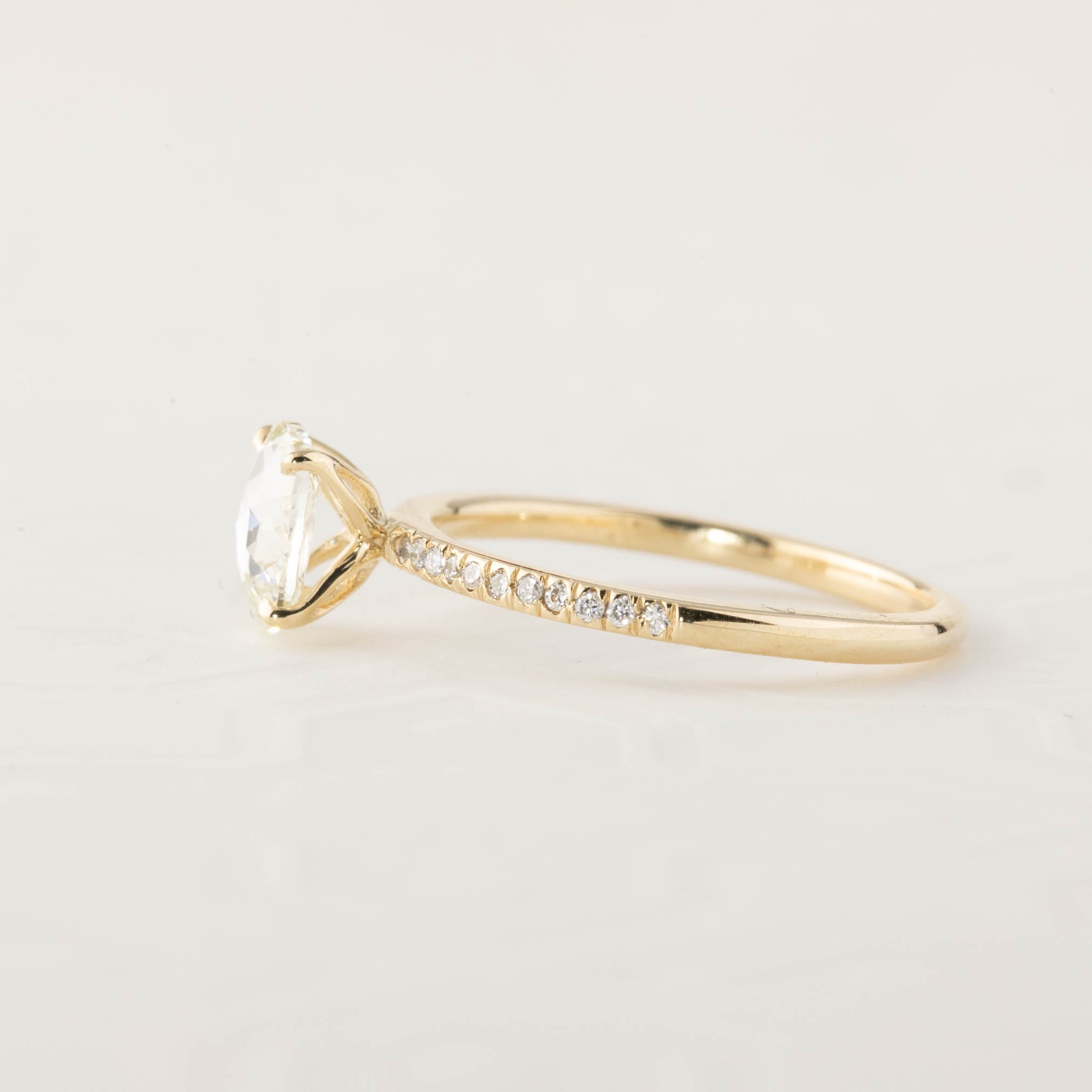 Maria Oval Rose Cut Diamond Ring
