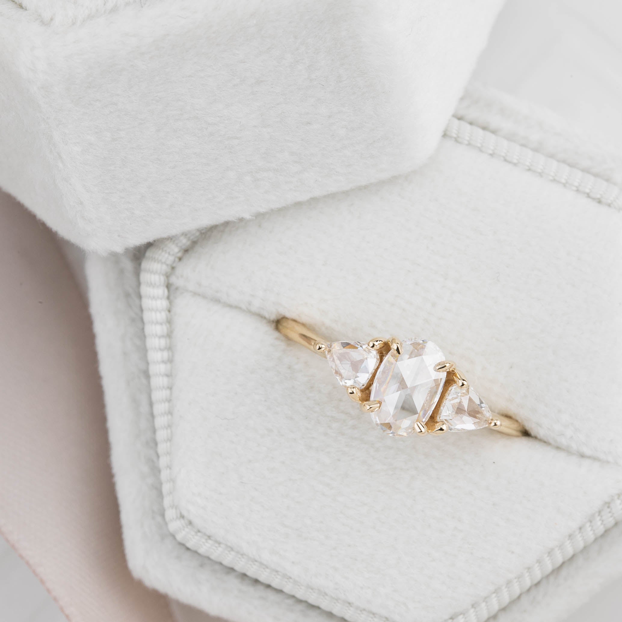 Madison Oval Rose Cut Diamond Ring