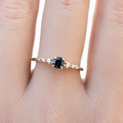 Estel Fleur Ring, 0.40ct Queensland Sapphire