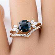 Nova Ring, 1.59ct Montana Sapphire