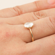 Nina Oval Rose Cut Diamond Ring