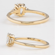 Emilie Oval Rose Cut Diamond Ring