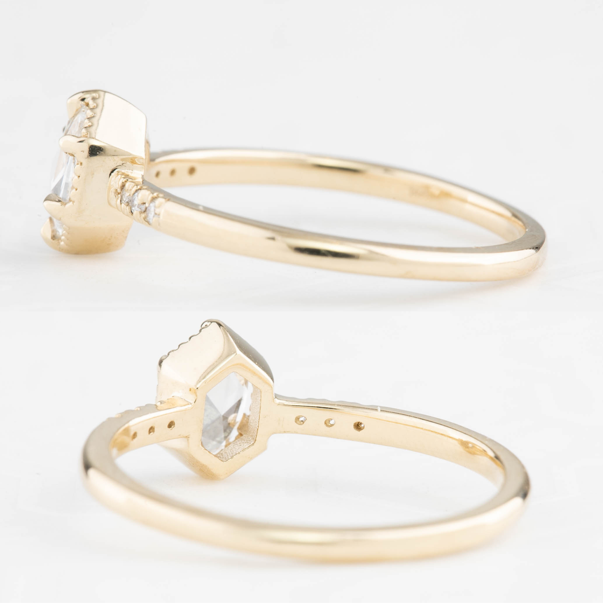 Grace Oval Rose Cut Diamond Ring