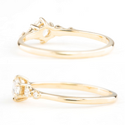 Mila Round Rose Cut Diamond Ring