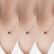 Milgrain Hexagon Necklace Setting