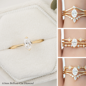 Alice Oval Rose Cut Diamond Ring