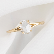 Kylie Oval Rose Cut Diamond Ring