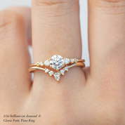 0.5ct diamond estel fleur ring