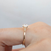 Estel Oval Rose Cut Diamond Ring