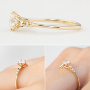 Estel Fleur Round Diamond Ring
