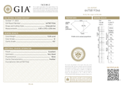 Patia Necklace, GIA certified Emerald-Cut Diamond (Charm Option)