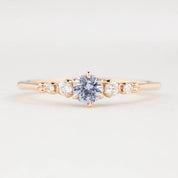Estel Fleur Ring, 0.30ct Madagascar Sapphire