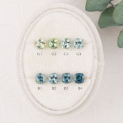 0.70ct Calibrated Cushion Montana Sapphires (5.0mm) CS017