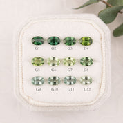 0.50ct Calibrated Oval Madagascar Green Sapphire (6x4mm) CS155(BG)