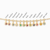 Dahlia Birthstone Charm 1.5mm