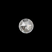 0.75ct Round White Rose Cut Diamond D144 GIA