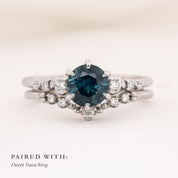 Estel Fleur Ring, 1.42ct Montana Sapphire