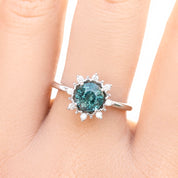 Victoria Ring, 1.69ct Montana Sapphire