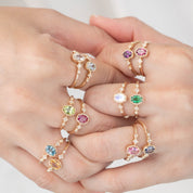 Birthstone Stella Ring