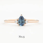 Emilie Ring 0.50ct Montana Sapphire
