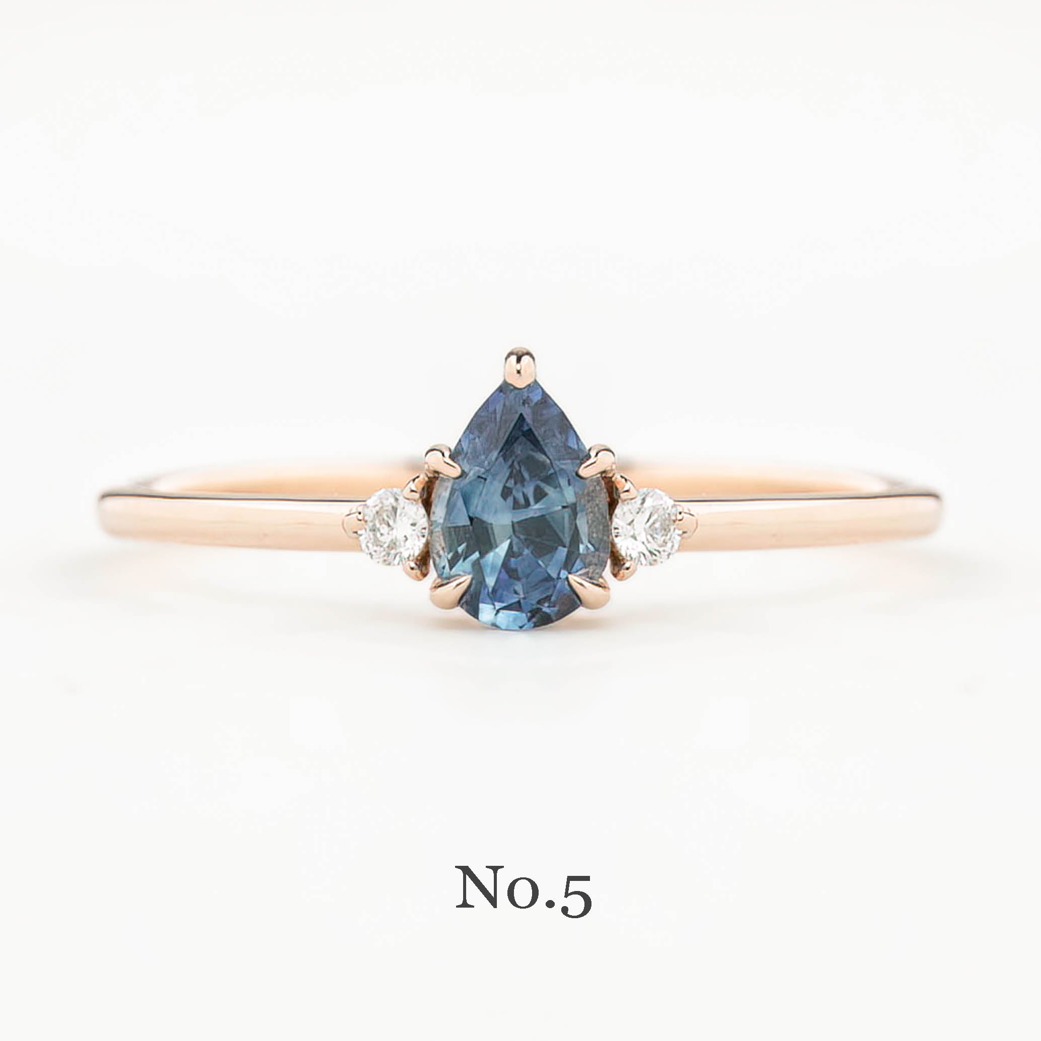 Emilie Ring 0.50ct Montana Sapphire