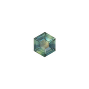 1.07ct Hexagon Cut Blue Green Madagascar Sapphire sf489