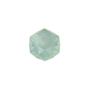 2.64ct Hexagon Cut Silky Light Blue Green Montana Sapphire SF498