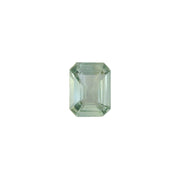 1.12ct Emerald Cut Light Blue Green Madagascar Sapphire SF500