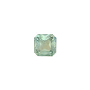 1.21ct Radiant Cut Light Blue Green Montana Sapphire SF506