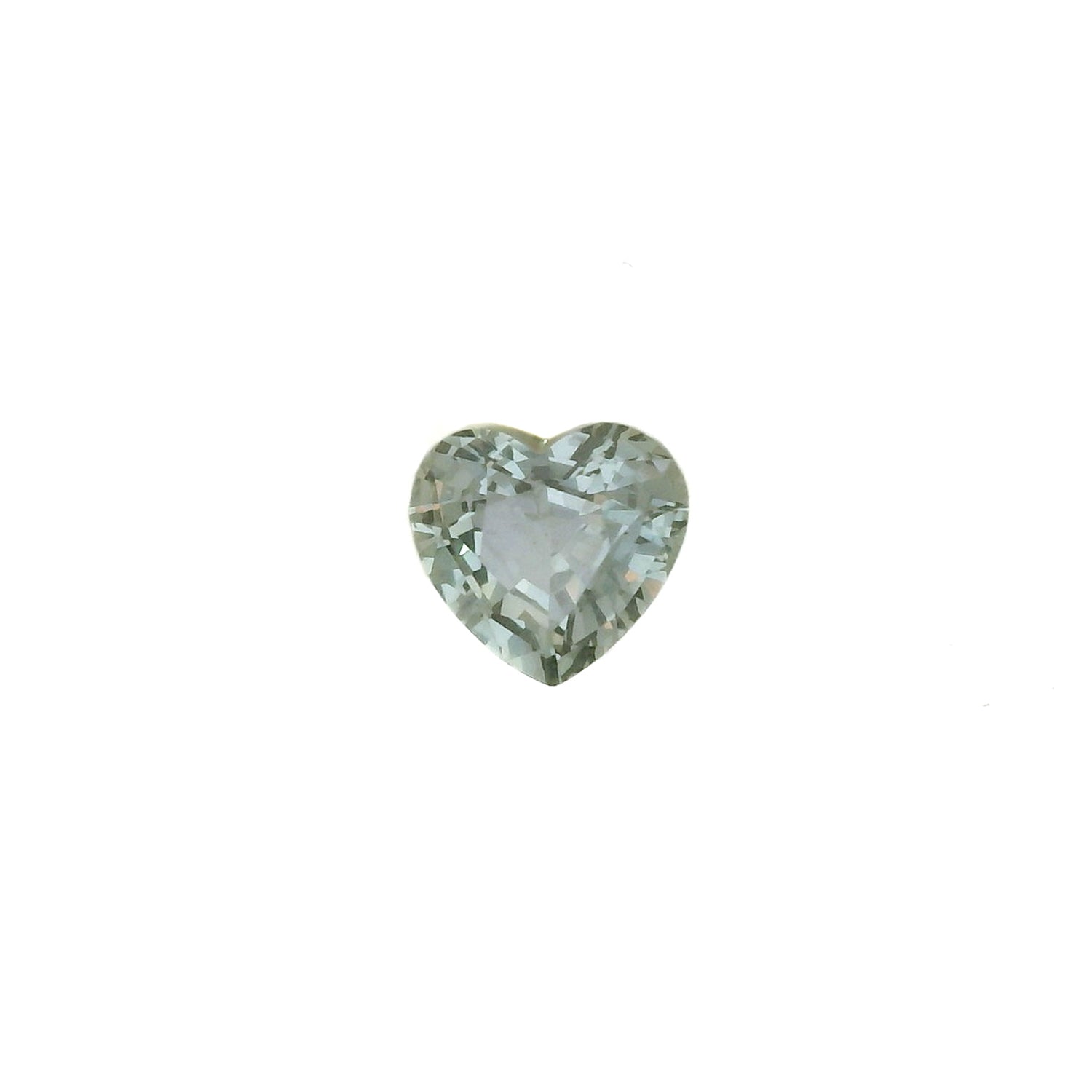 1.00ct Heart Cut Green Ceylon Sapphire SF541
