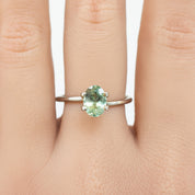 1.51ct オーバルカット グリーンサファイア モンタナ産 SO435