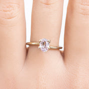 0.81ct Oval Cut Pink Madagascar Sapphire SO467