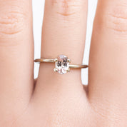 0.98ct Oval Cut Peach Madagascar Sapphire SO470