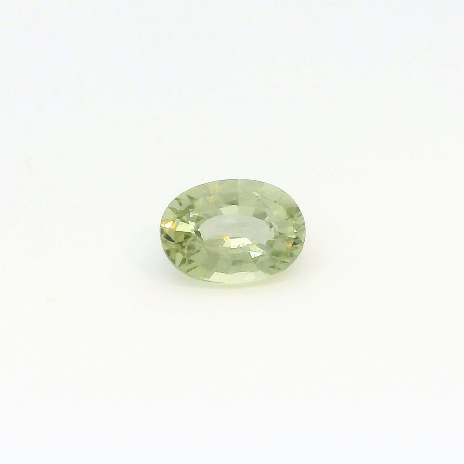 1.04ct Oval Cut Green Madagascar Sapphire SO616