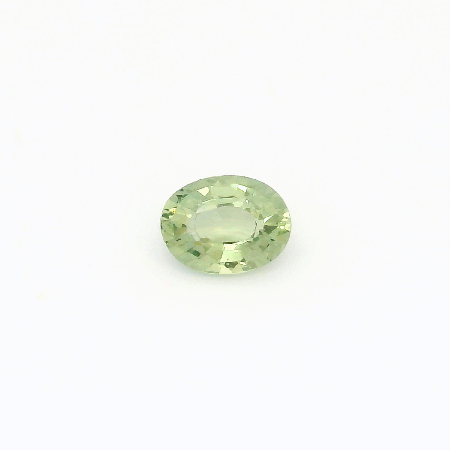 1.00ct Oval Cut Green Madagascar Sapphire so620