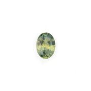 1.02ct Oval Parti Green Yellow Montana Sapphire SO719