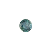 1.21ct Round Cut Parti Blue Green Montana Sapphire SR394