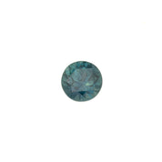 1.22ct Round Cut Peacock Green Montana Sapphire Sapphire SR455