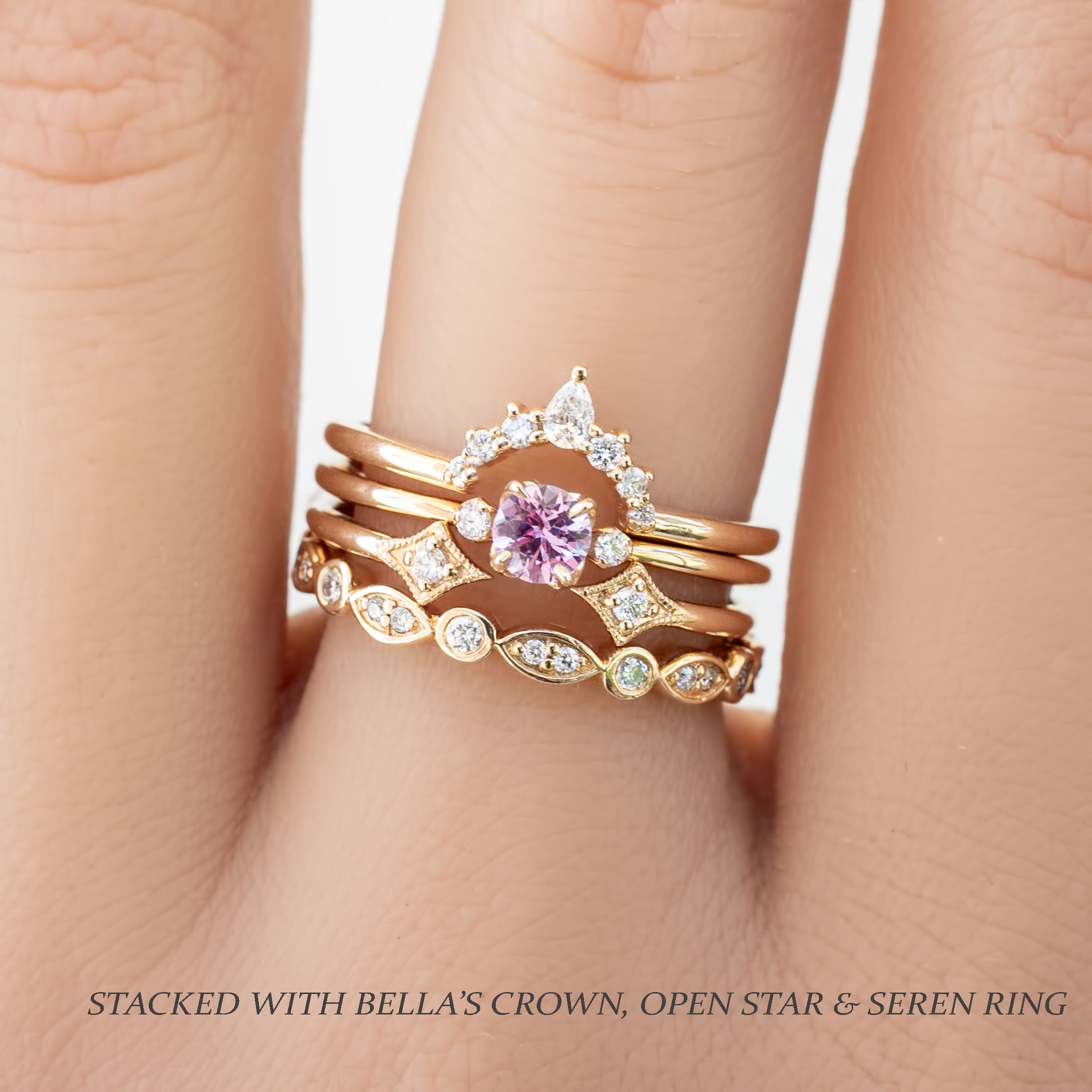 Sofia Ring, 0.35ct Umba Sapphire