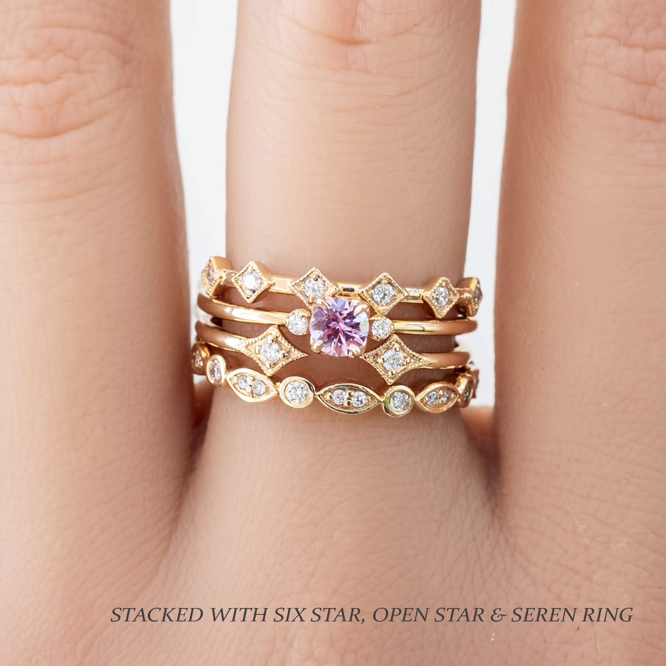 Sofia Ring, 0.35ct Umba Sapphire