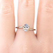 0.88ct Oval Cut Light Blue Madagascar Sapphire SO481