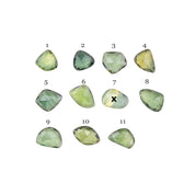 0.50ct Organic Shape Green Sapphire CS221