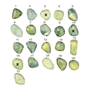 0.60ct Organic Shape Green Sapphire CS222