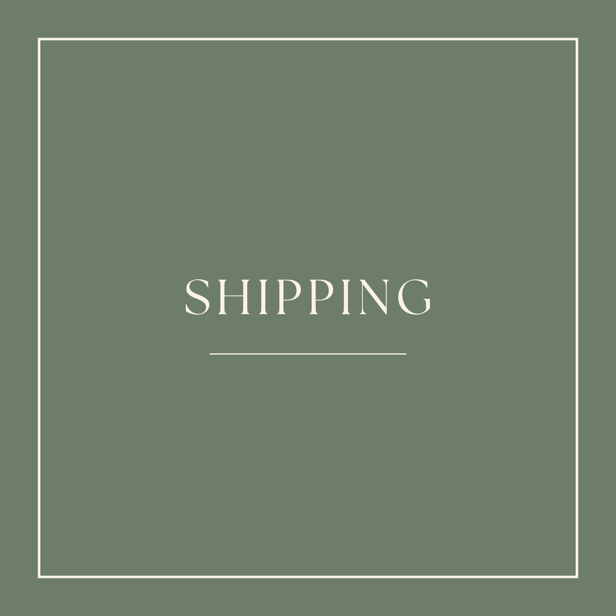 Simple green background with white text reading Shipping for upgrade or reshipment service only on Shopify product page