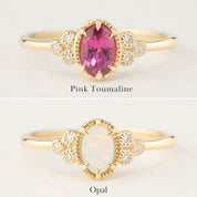 Birthstone Celine Ring