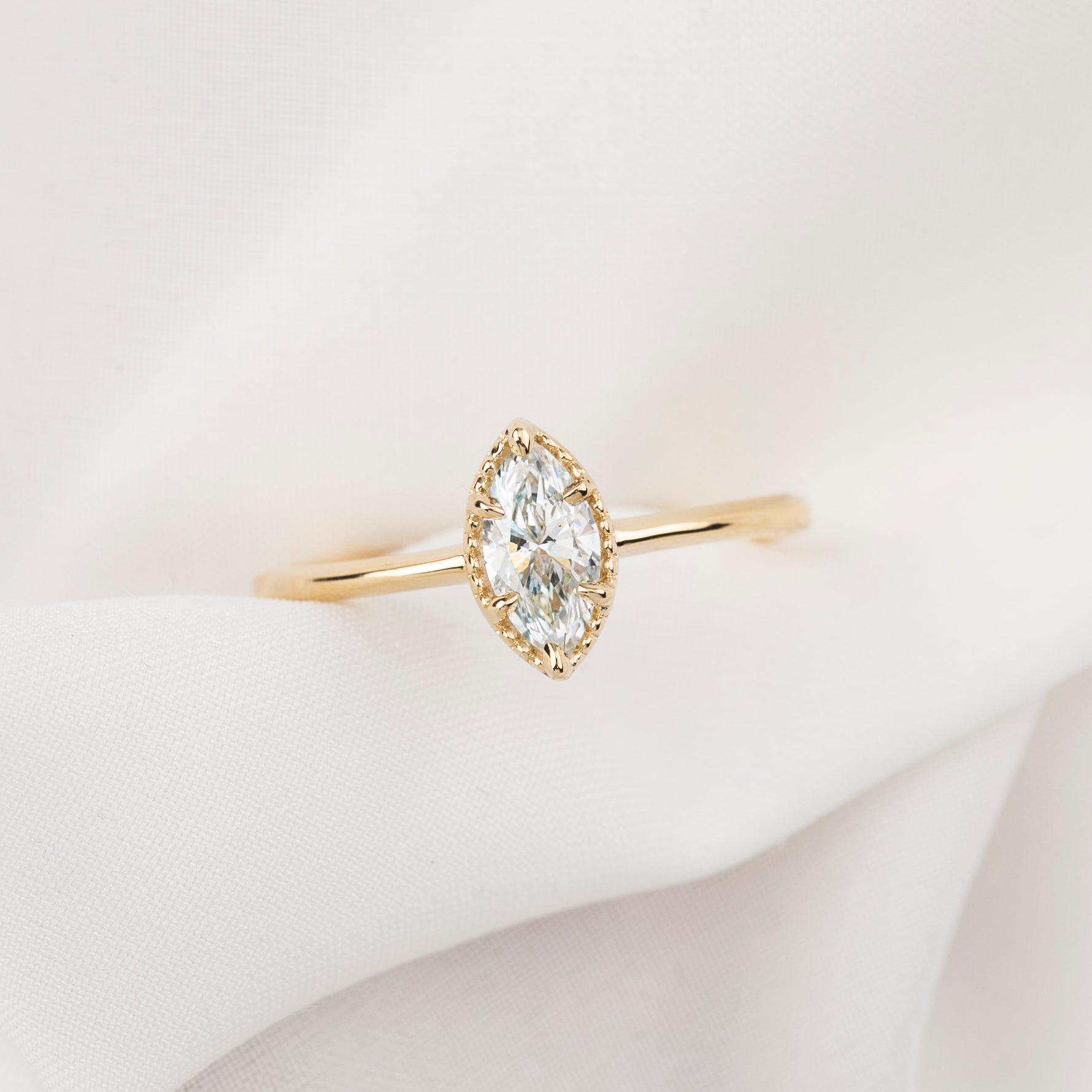 Ava Ring 0.50ct Lab Marquise Diamond