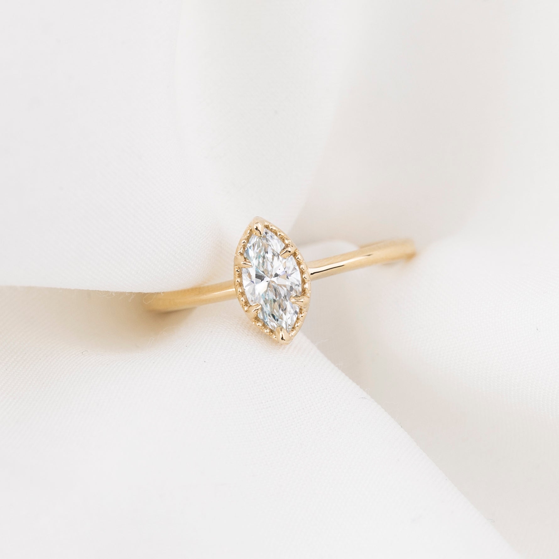 Ava Ring 0.50ct Lab Marquise Diamond